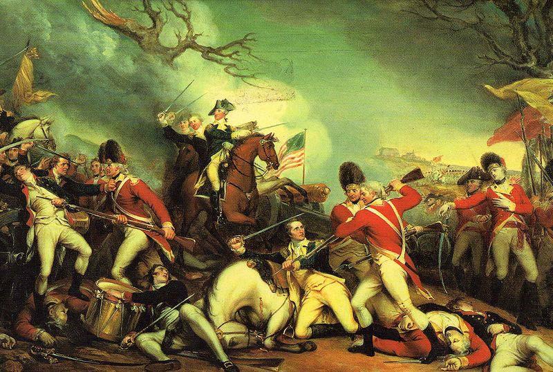 John Trumbull The Death of General Mercer at the Battle of Princeton china oil painting image